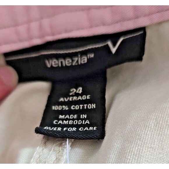 Venezia Lane Bryant Pants Khaki Drawstring Chino Casual Plus Size 24 New - Picture 6 of 7